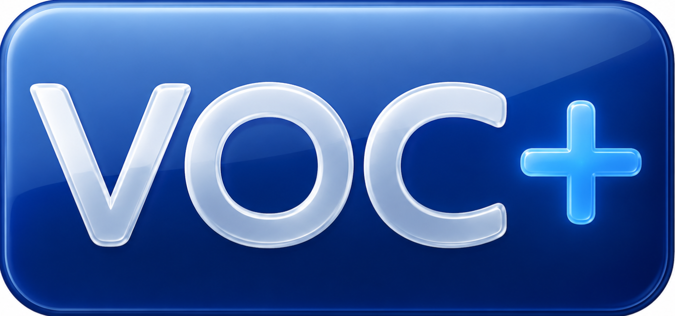 VOC+ logo